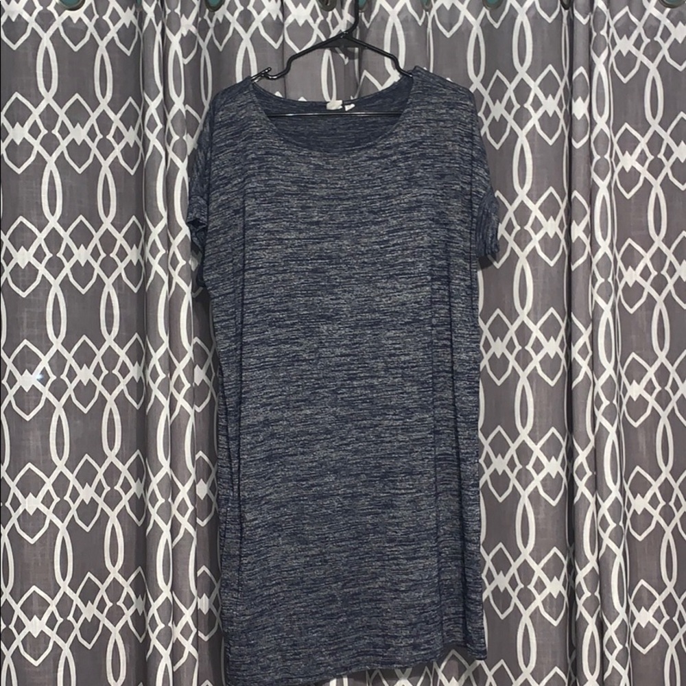 SUPER SOFT blue t-shirt dress